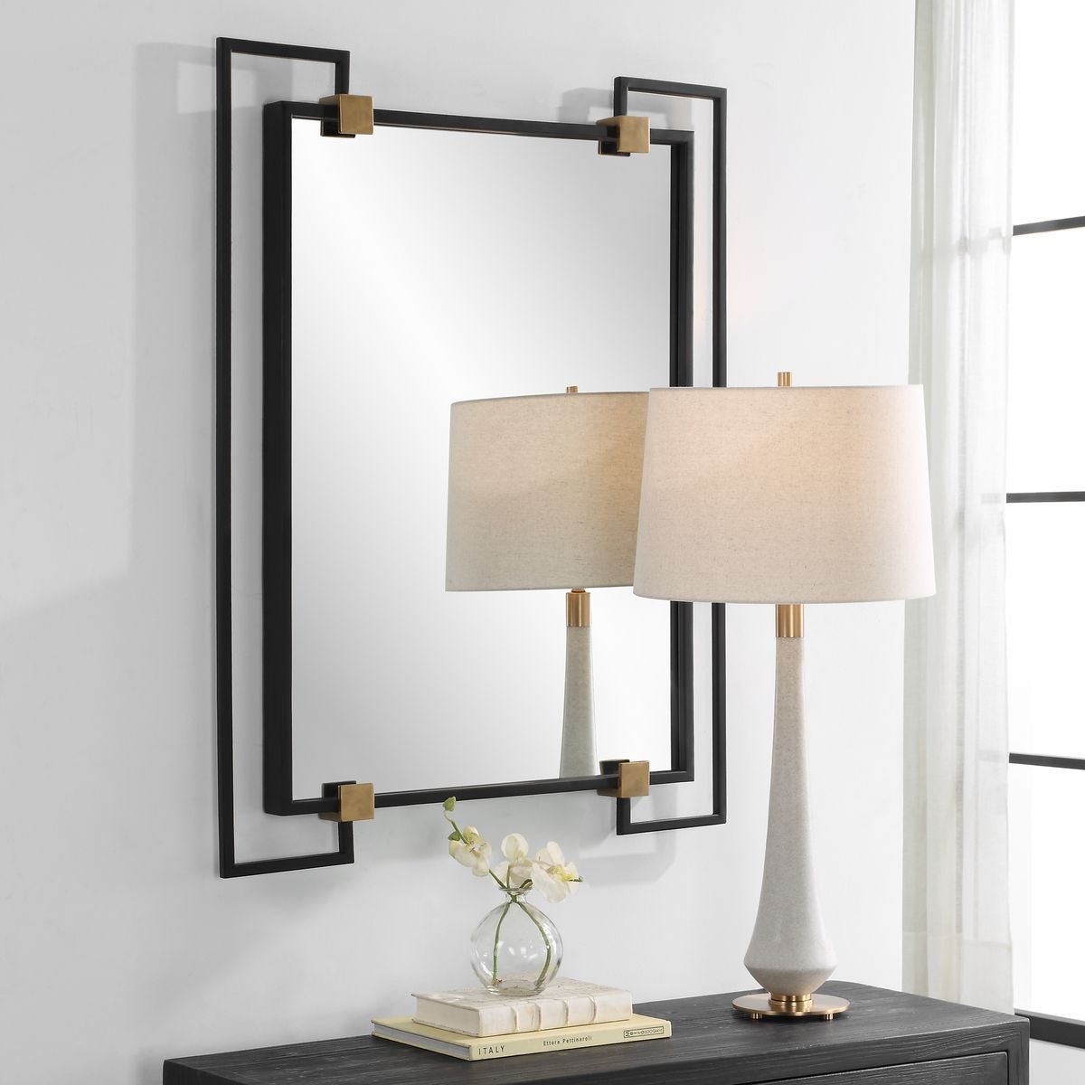 Ivey Rectangle Mirror – Mirrors by Uttermost | Sutter & Vale