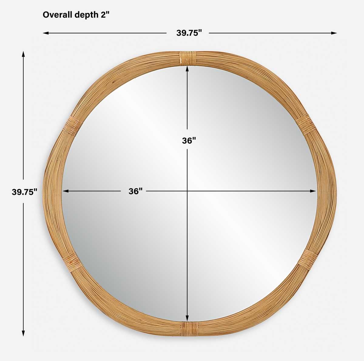 Salina Round Mirror – Mirrors by Uttermost | Sutter & Vale