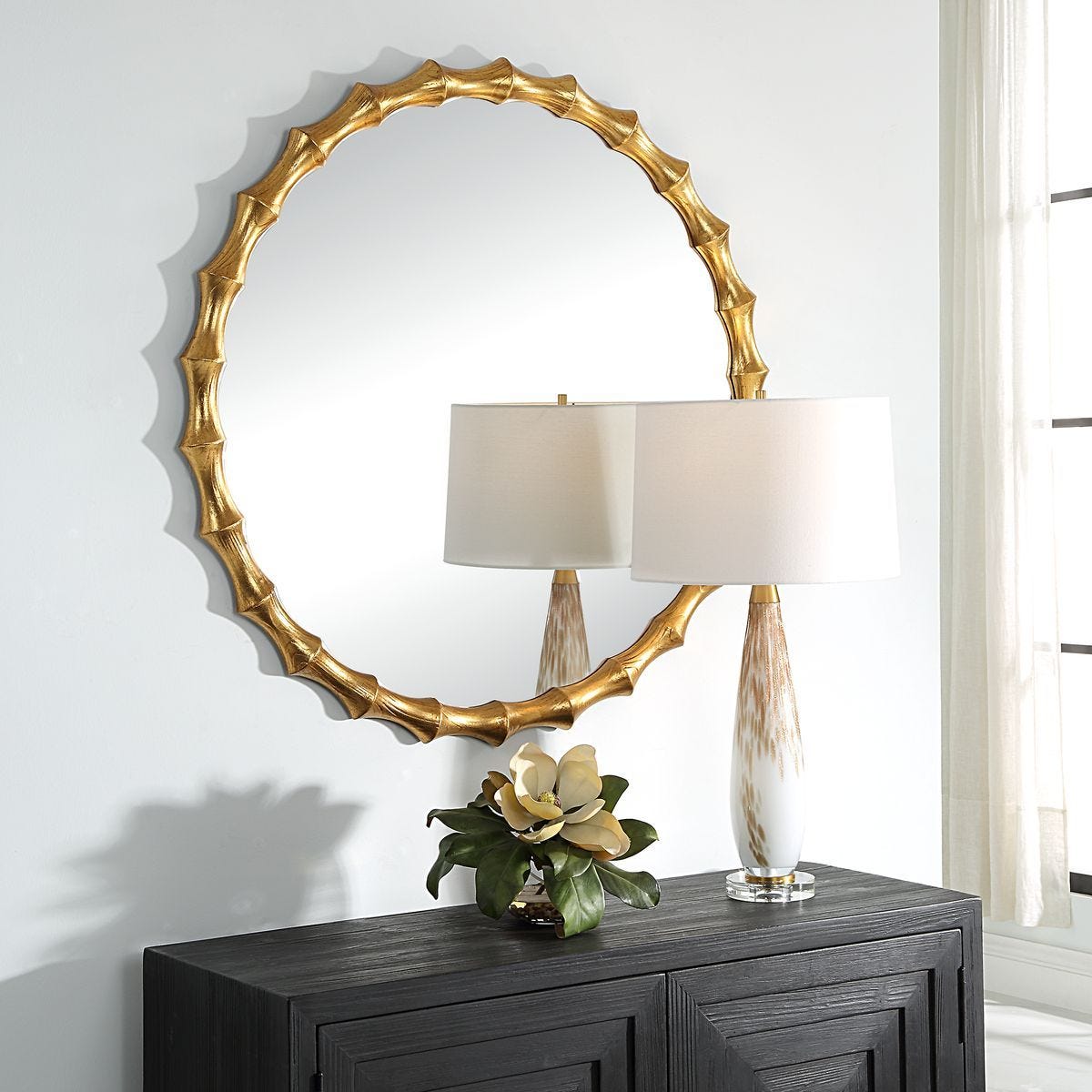 Nacala Round Mirror – Mirrors by Uttermost | Sutter & Vale