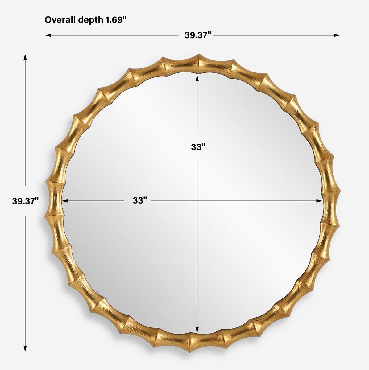 Nacala Round Mirror – Mirrors by Uttermost | Sutter & Vale