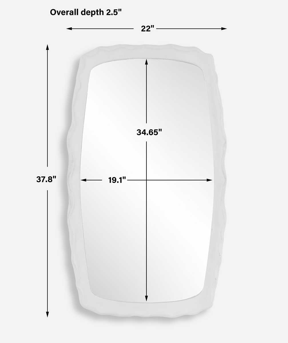 Marbella Mirror, White
