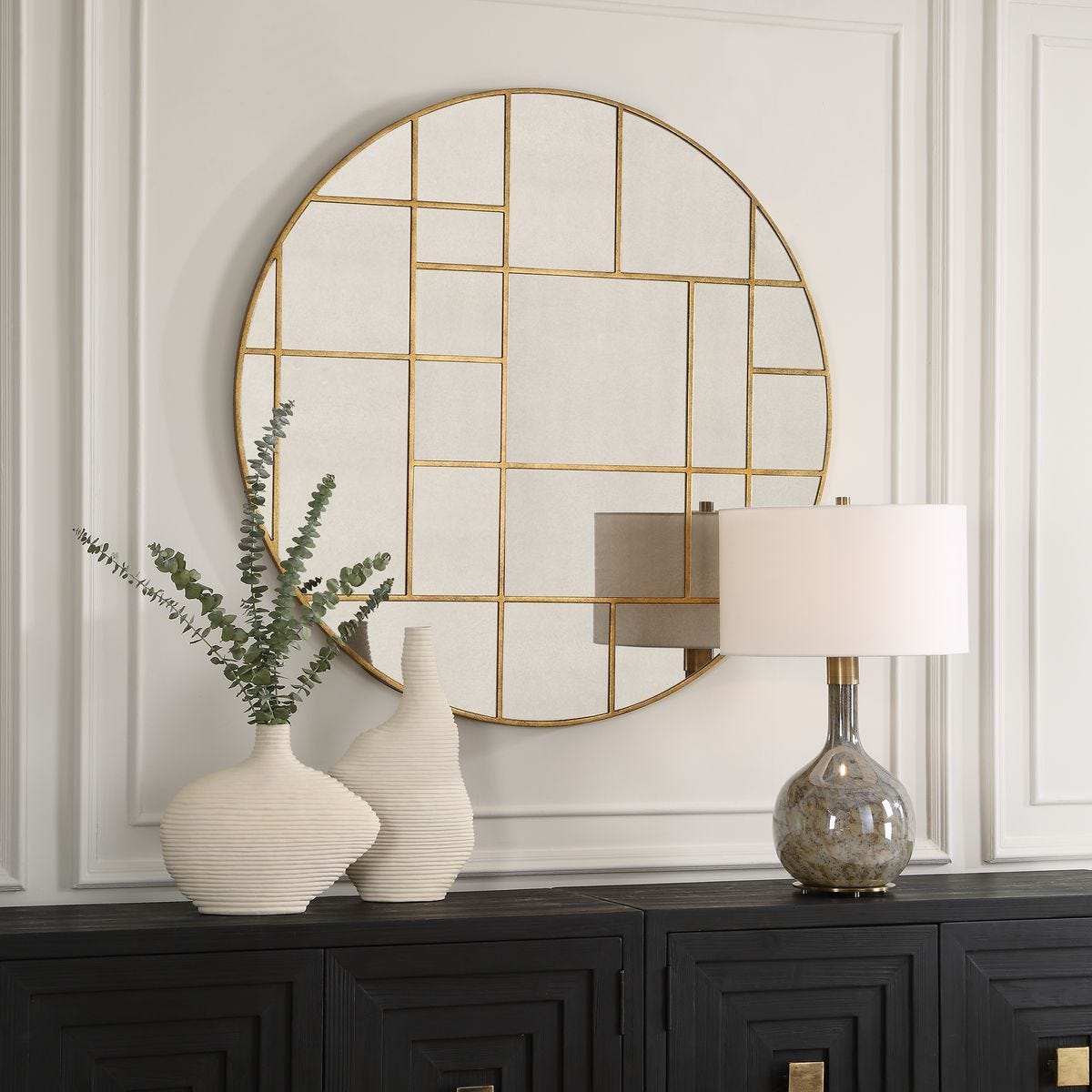 Geometric Round Mirror – Mirrors by Uttermost | Sutter & Vale