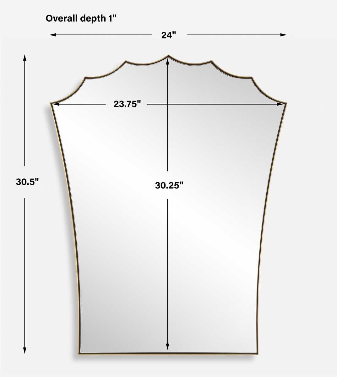 Monarch Vanity Mirror – Mirrors by Uttermost | Sutter & Vale