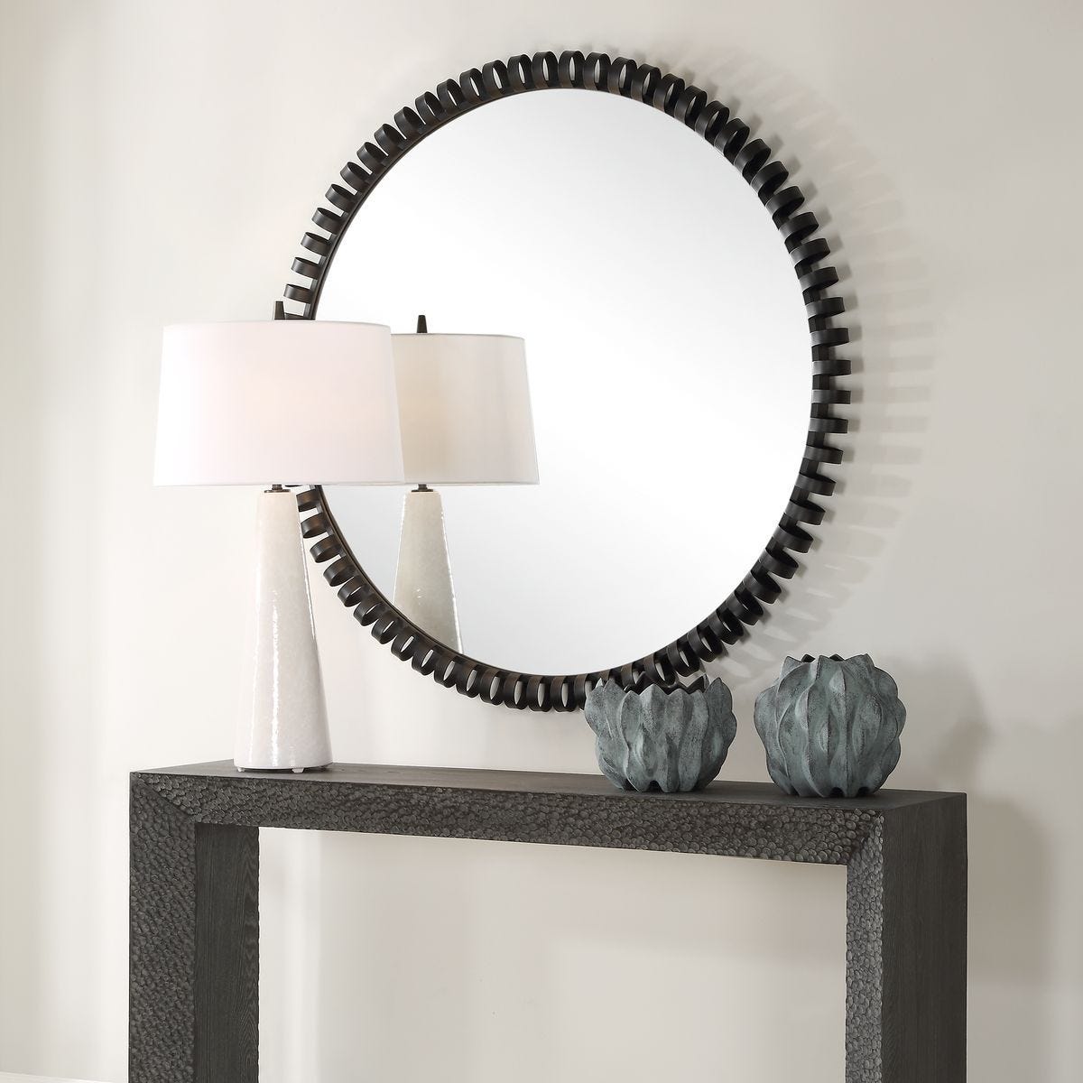 Corona Round Mirror – Mirrors by Uttermost | Sutter & Vale