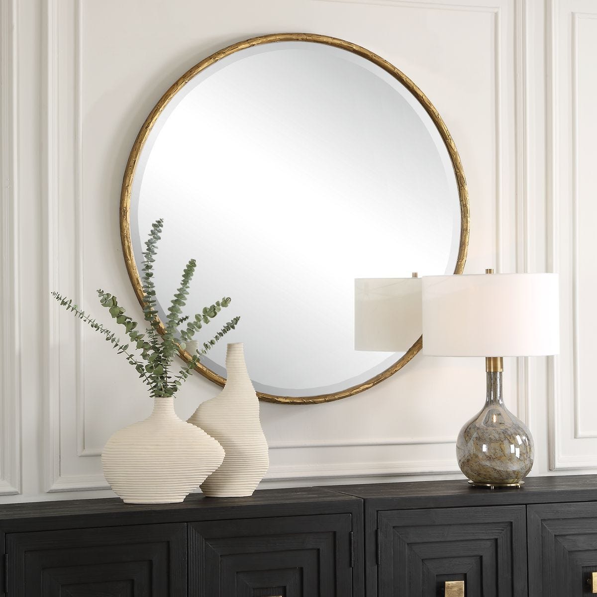 Sutton Round Mirror – Mirrors by Uttermost | Sutter & Vale
