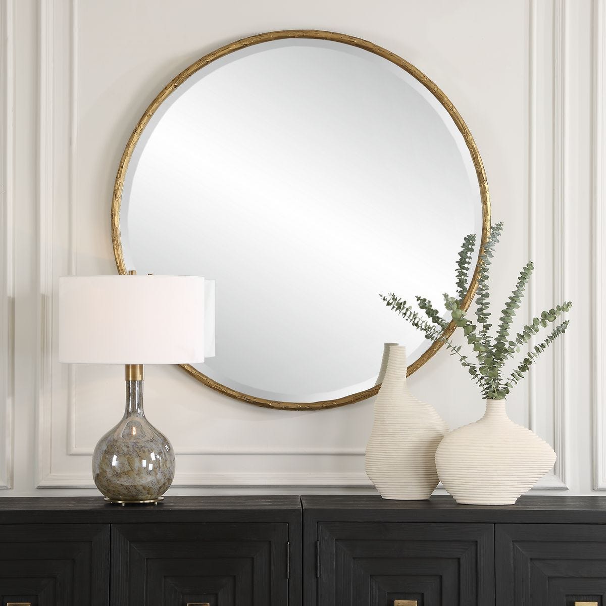 Sutton Round Mirror – Mirrors by Uttermost | Sutter & Vale