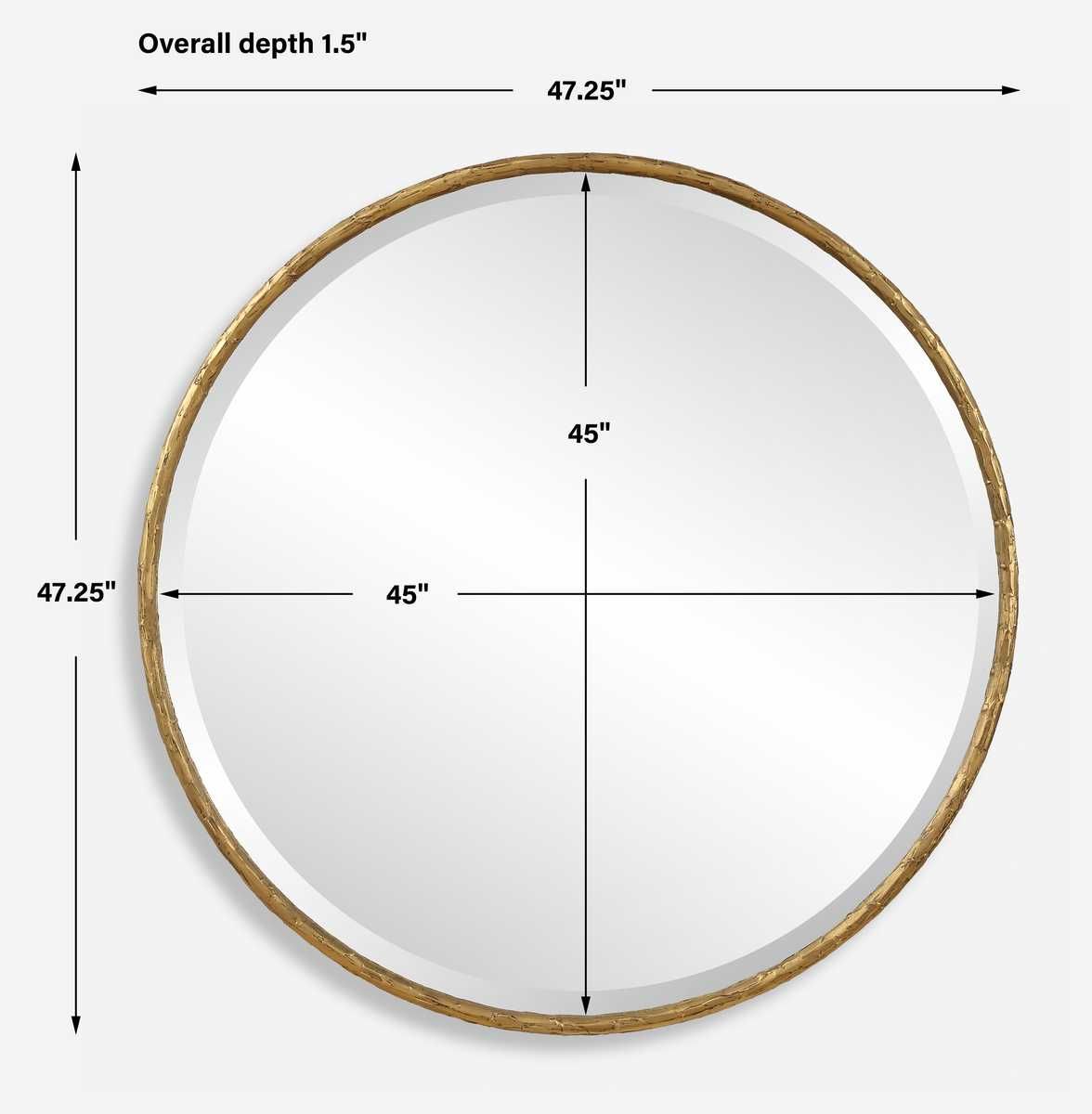 Sutton Round Mirror – Mirrors by Uttermost | Sutter & Vale