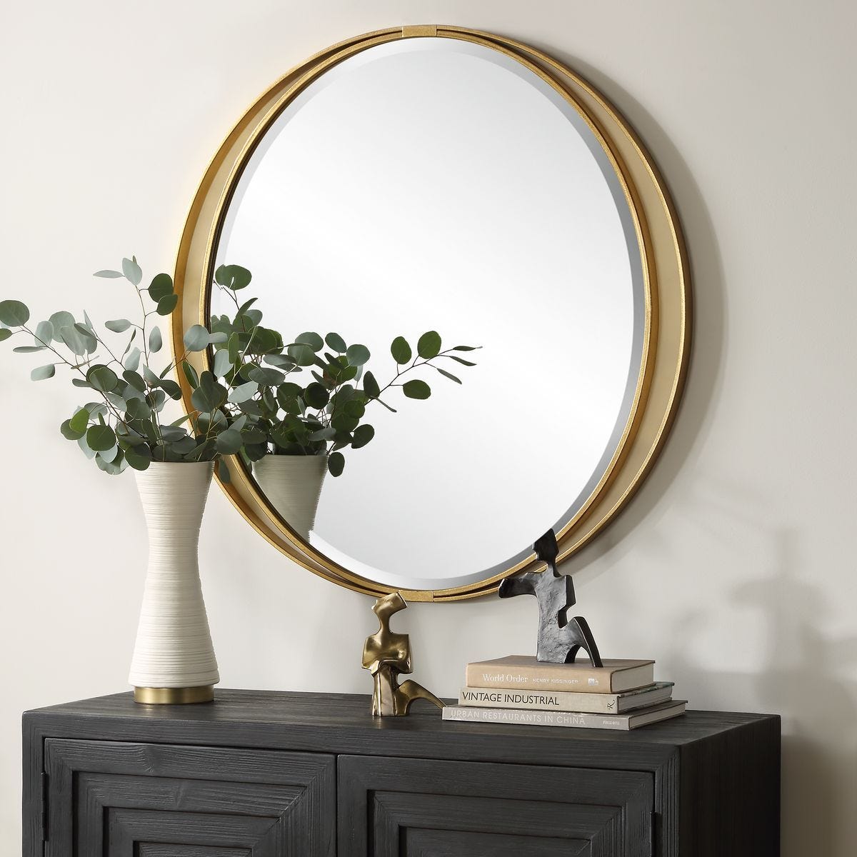 Rhodes Round Mirror – Mirrors by Uttermost | Sutter & Vale