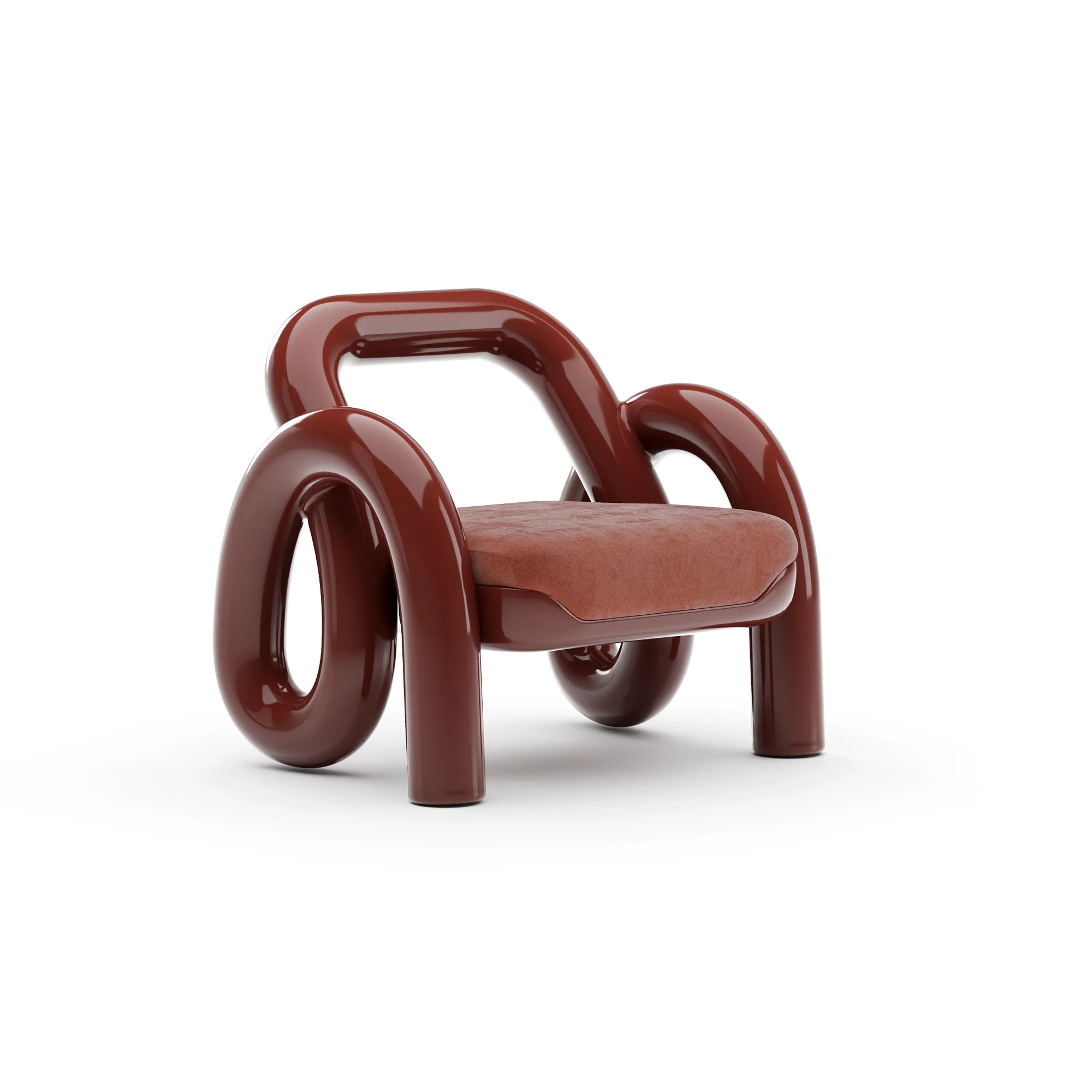 Gelee Accent Chair - Rouge - Accent Chairs by Caracole