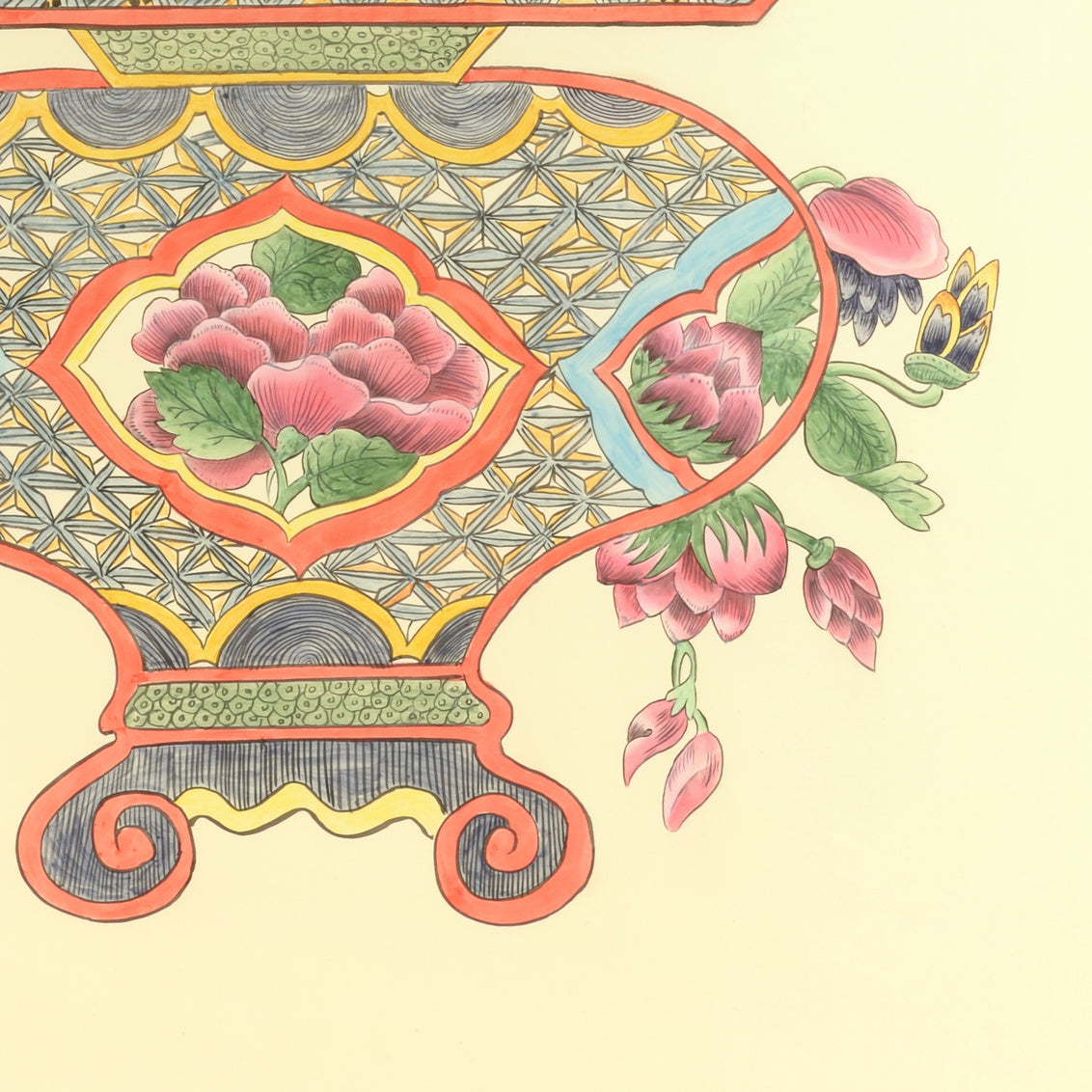 Chinoiserie Basket III