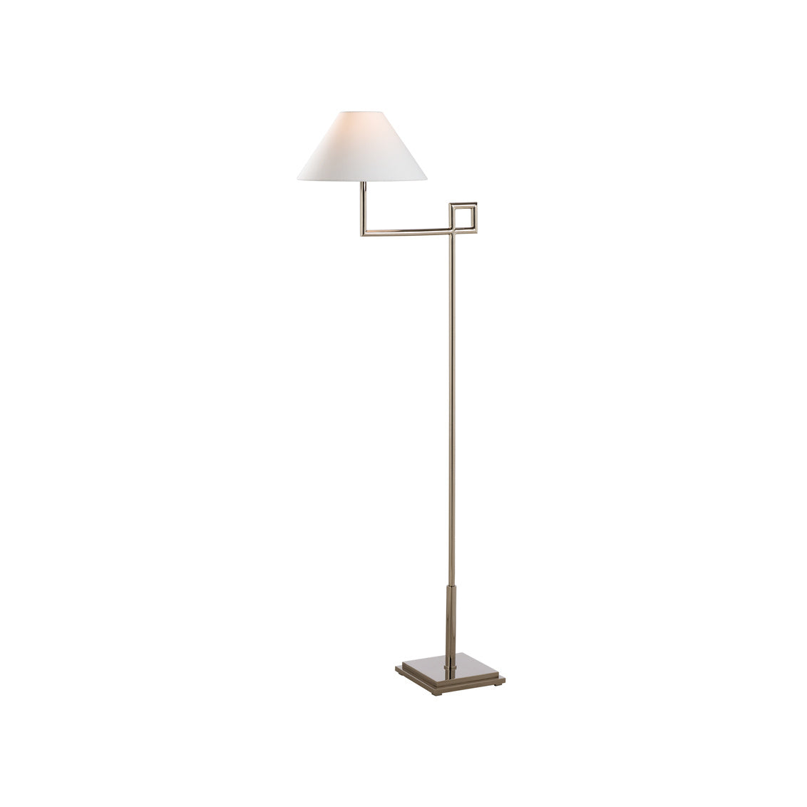 St. Dunstan Floor Lamp - Polished Nickel in 55.5 / Metal - Chelsea House