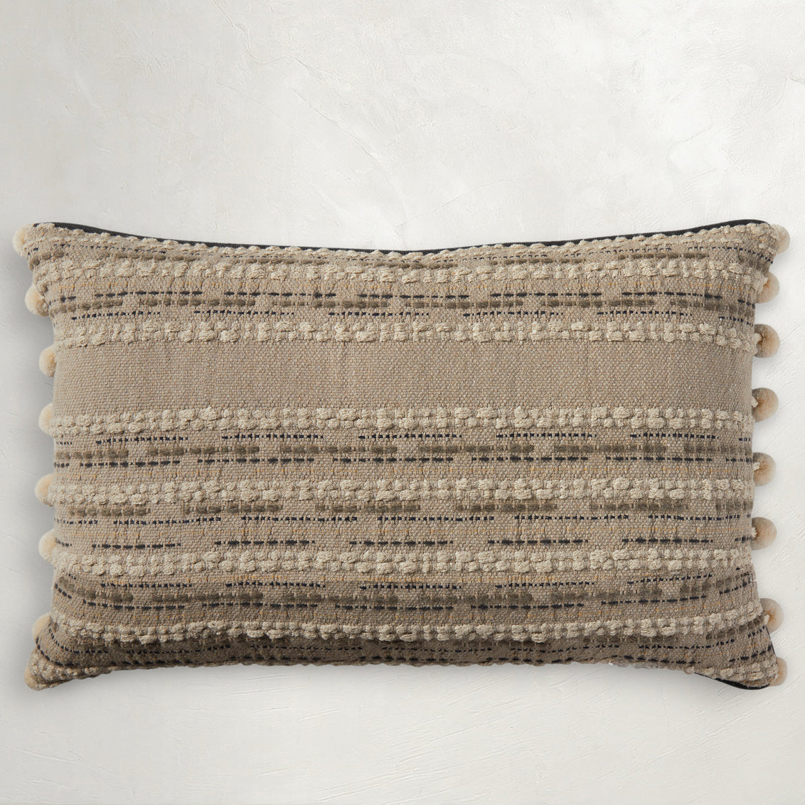 Blanket Stripe Fossil Poly 14x24