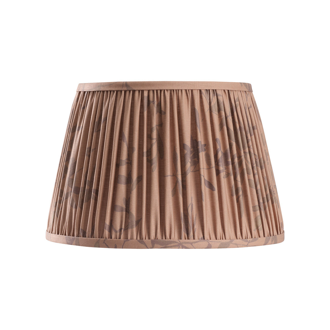 Miller House Olives, Cognac - Pleated Shade