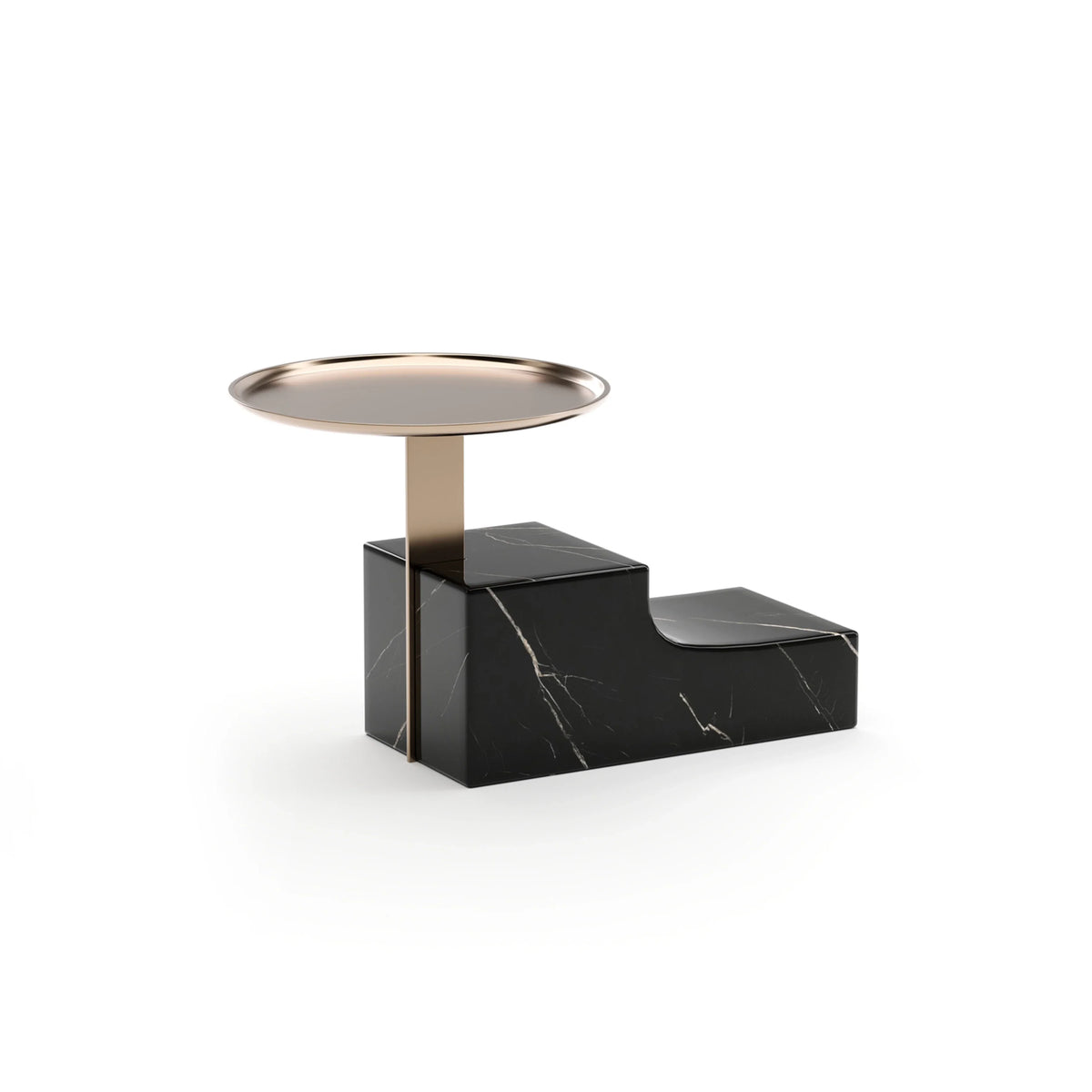 Overlap Nightstand Base Dark