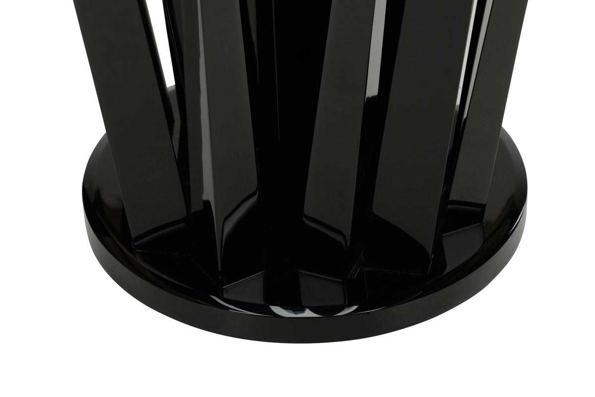 Geode End Table - Black