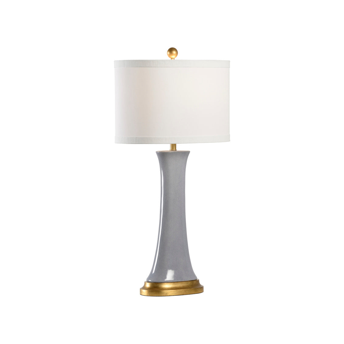 Hopper Lamp - Mottled in 33.5 / Ceramic/Porcelain - Chelsea House