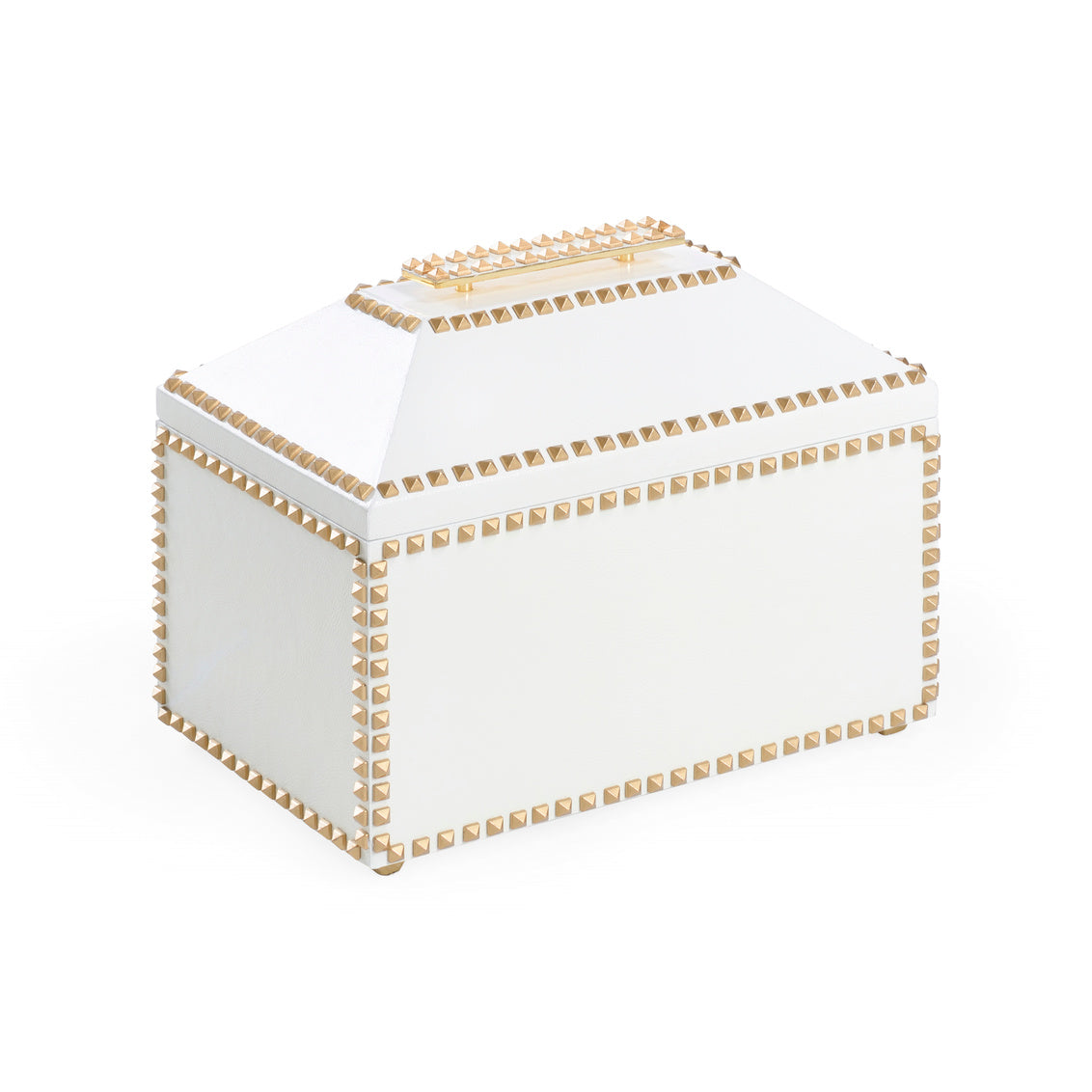Chic Studded Box - White