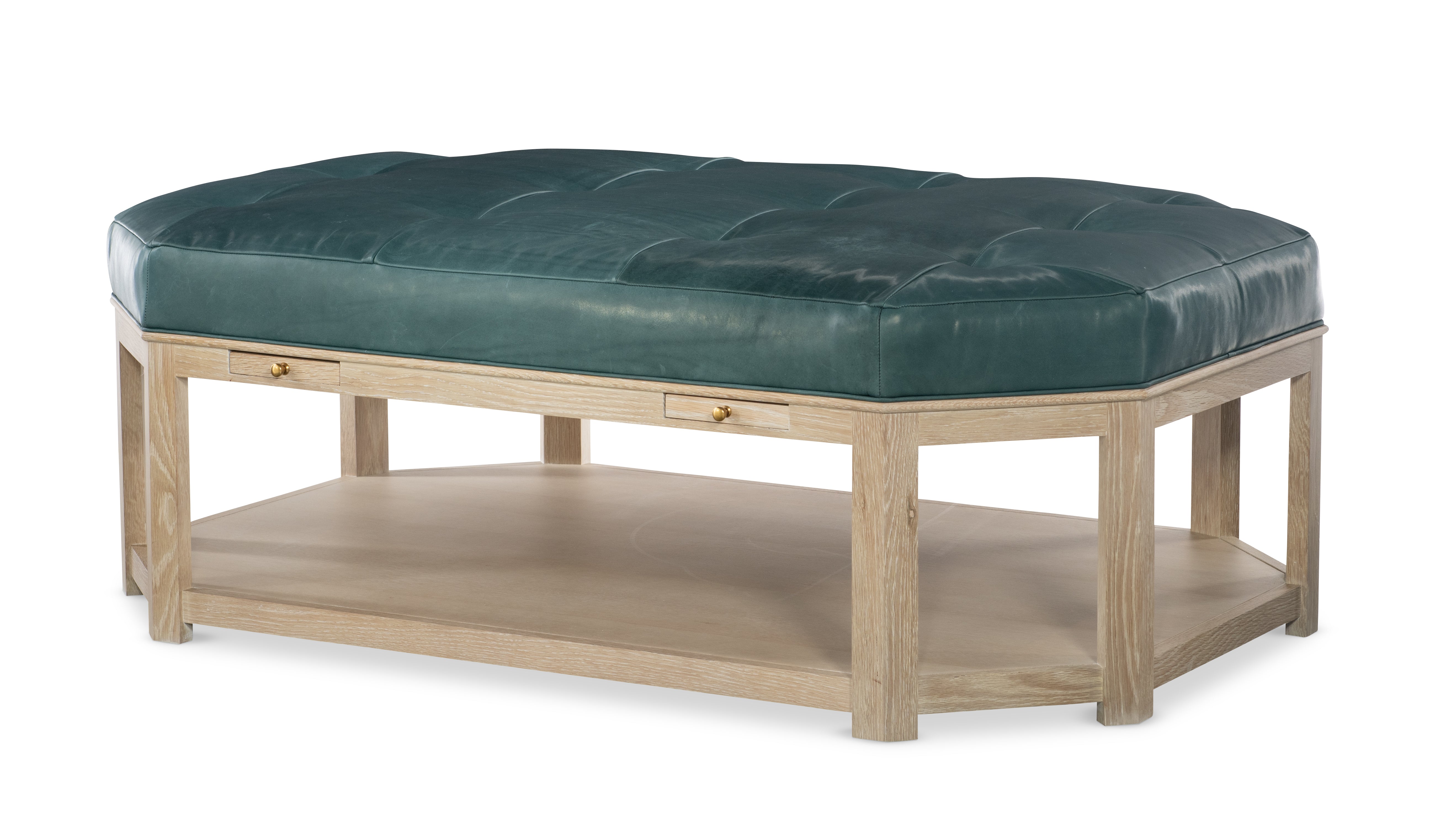 Abrams Cocktail Ottoman w/ Tufting