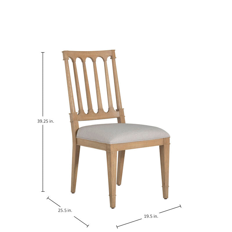 Mathis Dining Side Chair - Rustic French Oak