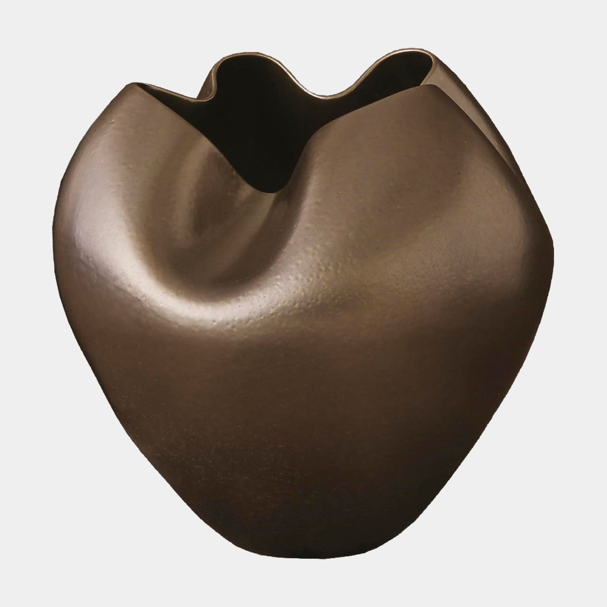 Plait Vase-Silver Haze-Round