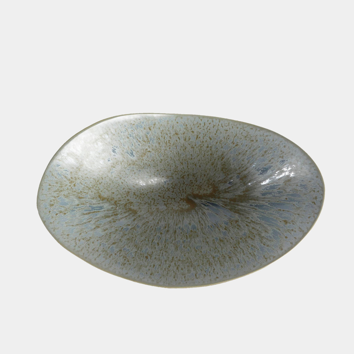Marta's Bowl-Bronze Reactive Blue