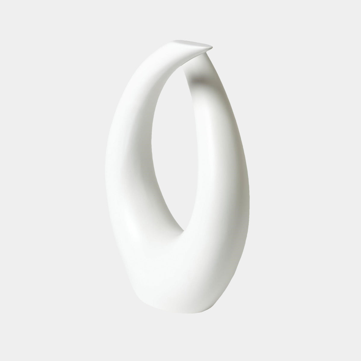 Loop Sculpture-Matte White