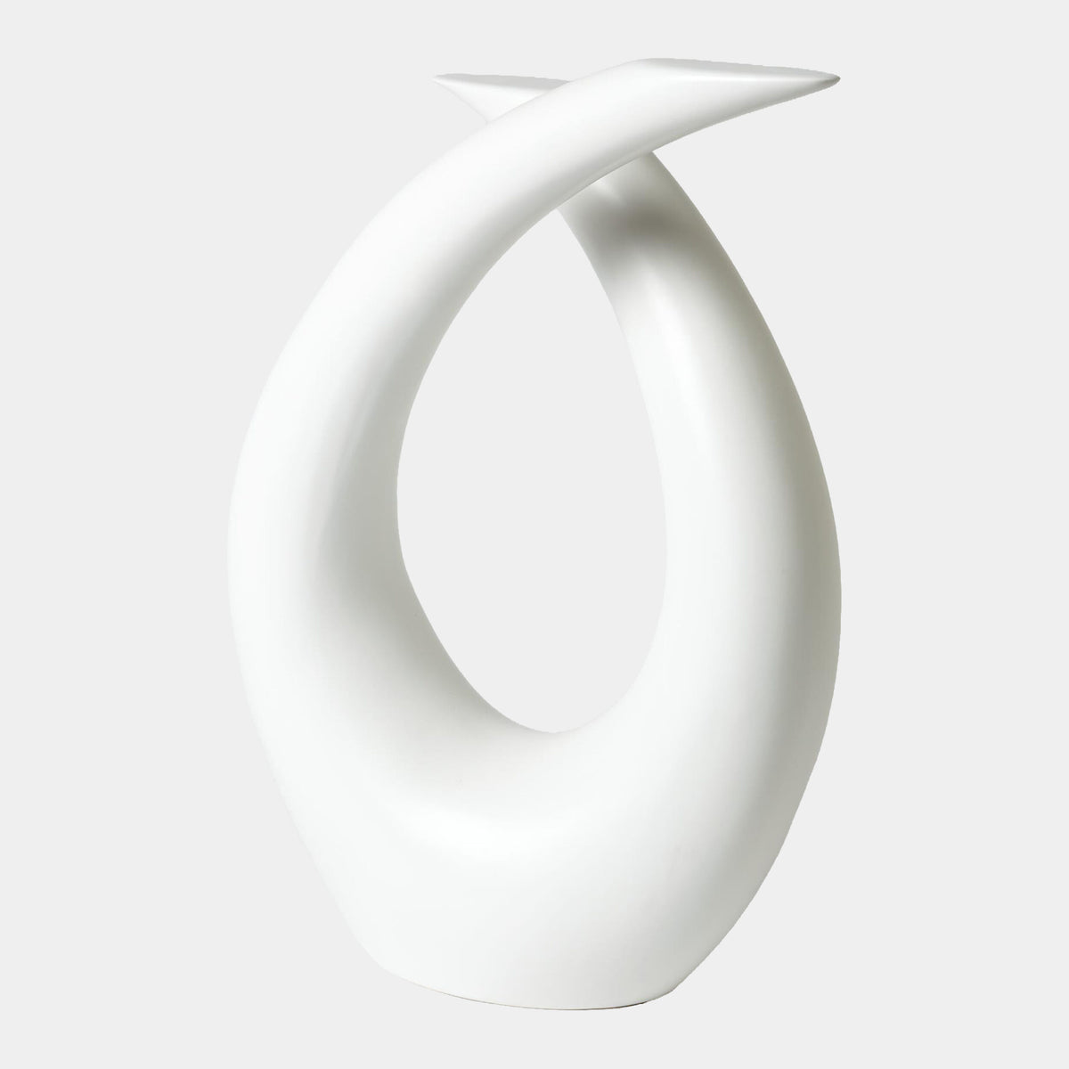 Loop Sculpture-Matte White