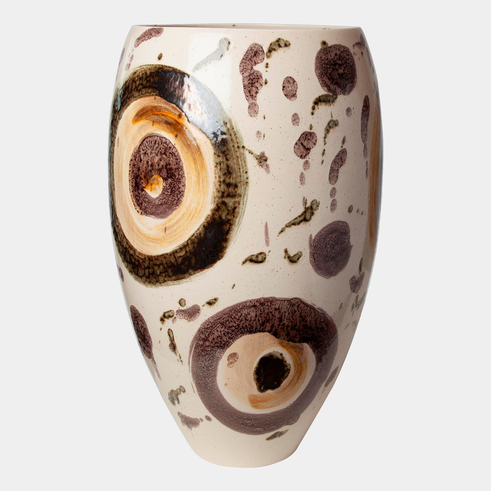 Earthtone Spots Vase