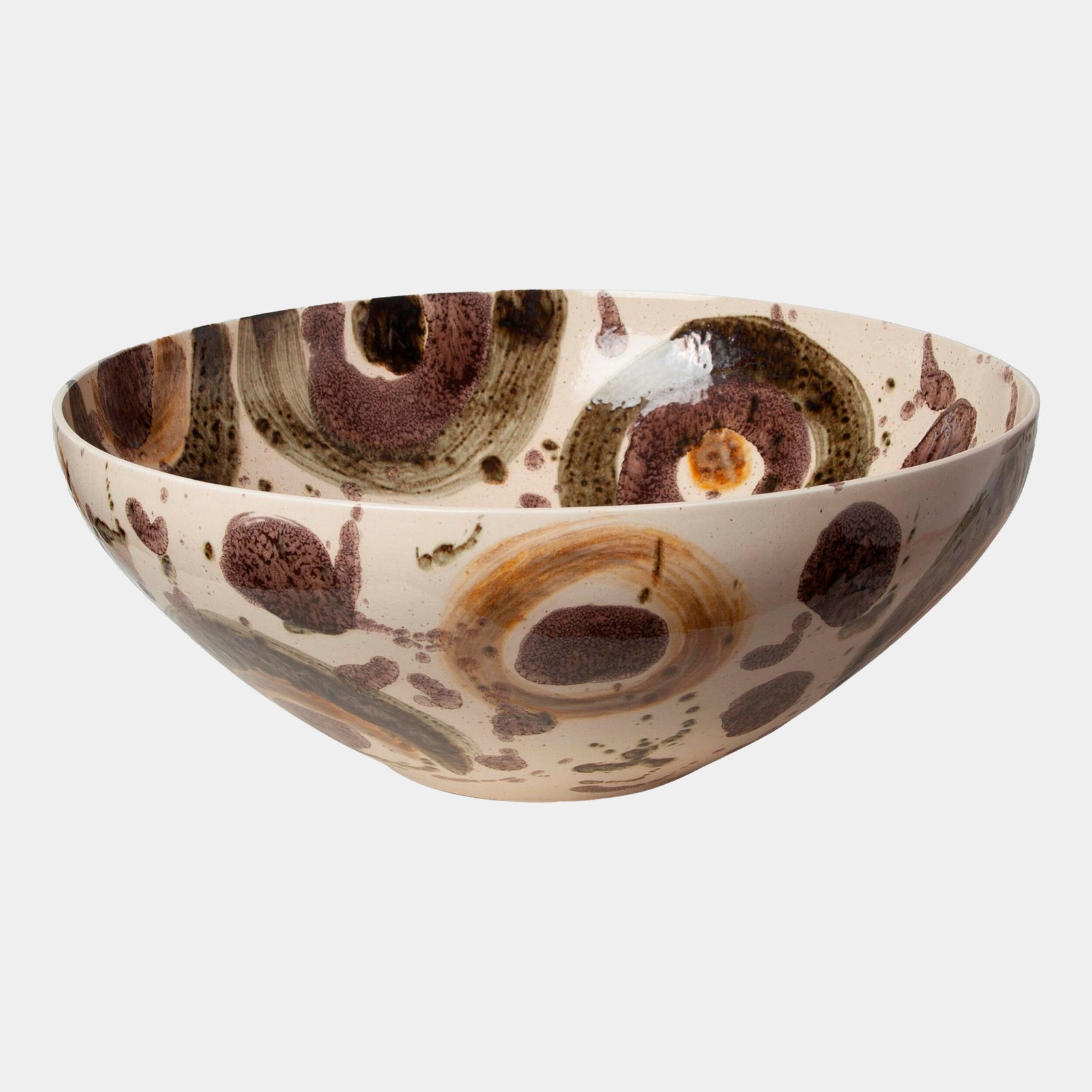 Earthtone Spots Bowl
