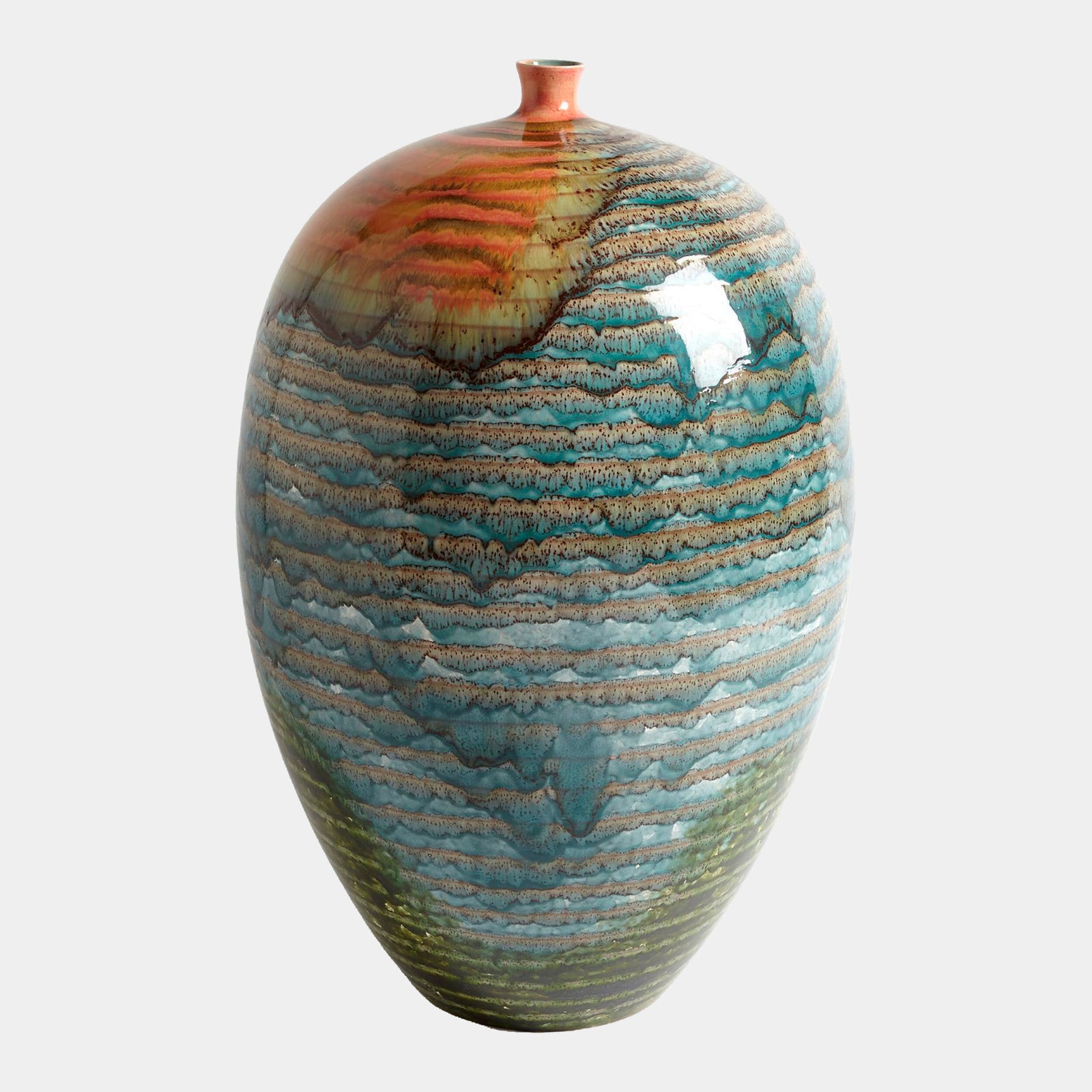Watercolor Ringed Vessel
