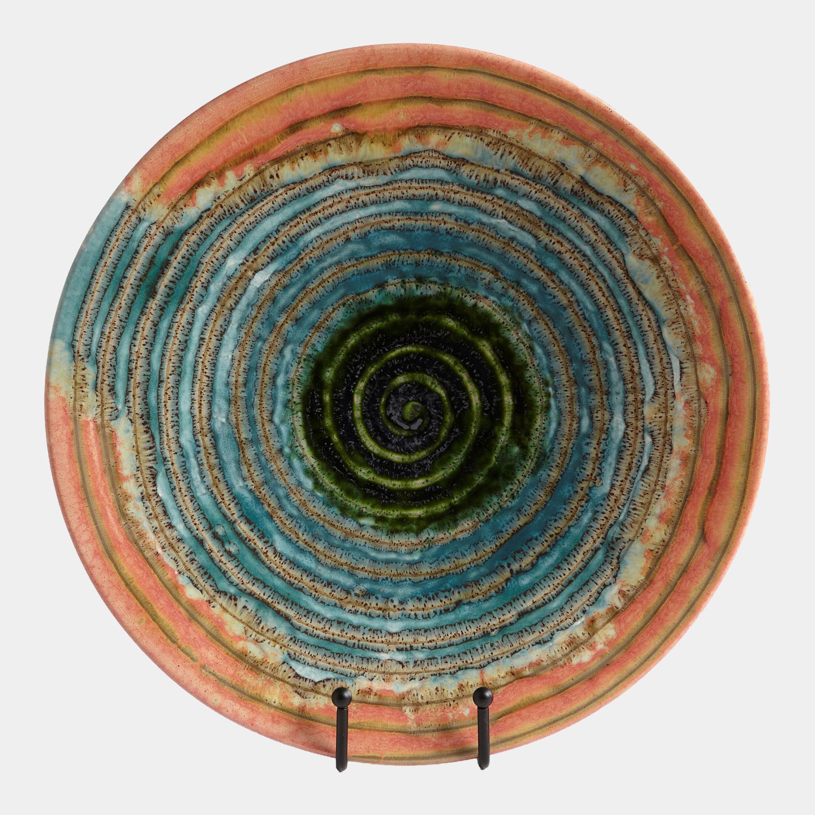 Watercolor Ringed Charger