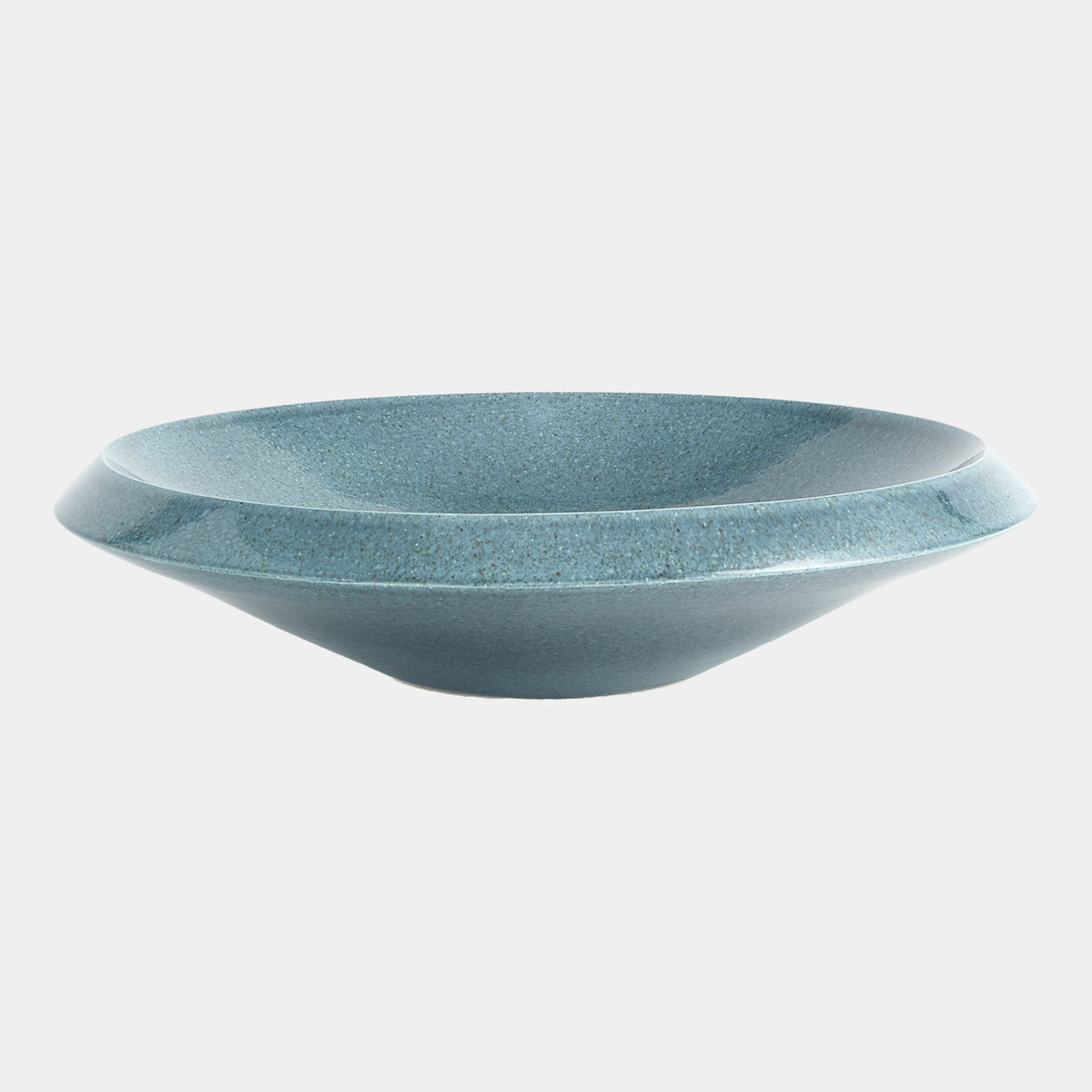 Kimono Low Bowl-Round-Teal