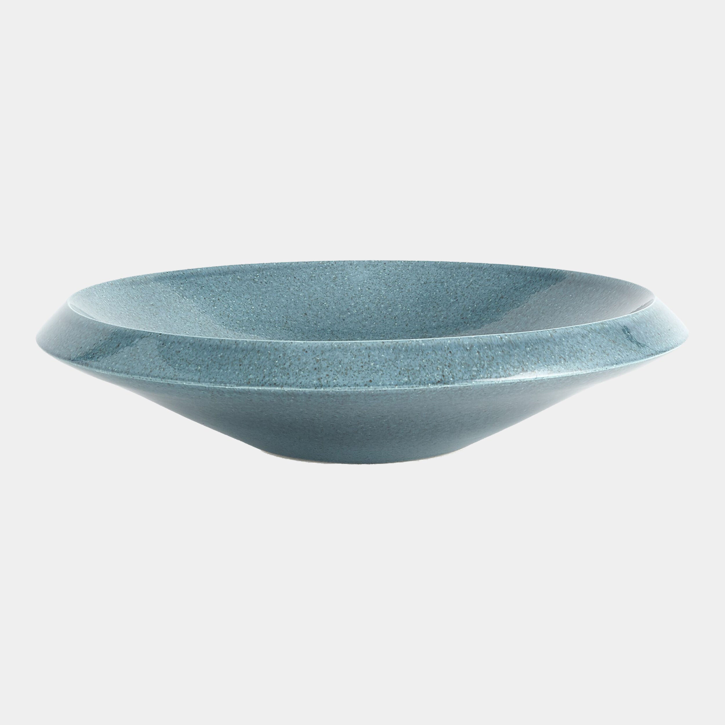 Kimono Low Bowl-Round-Teal