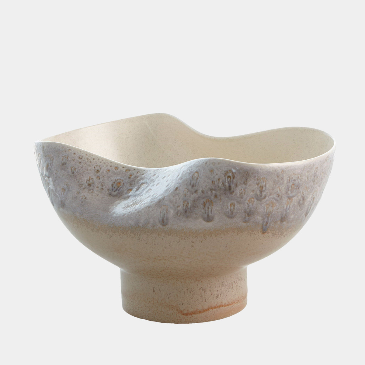 Dented Bowl-Cream Rises