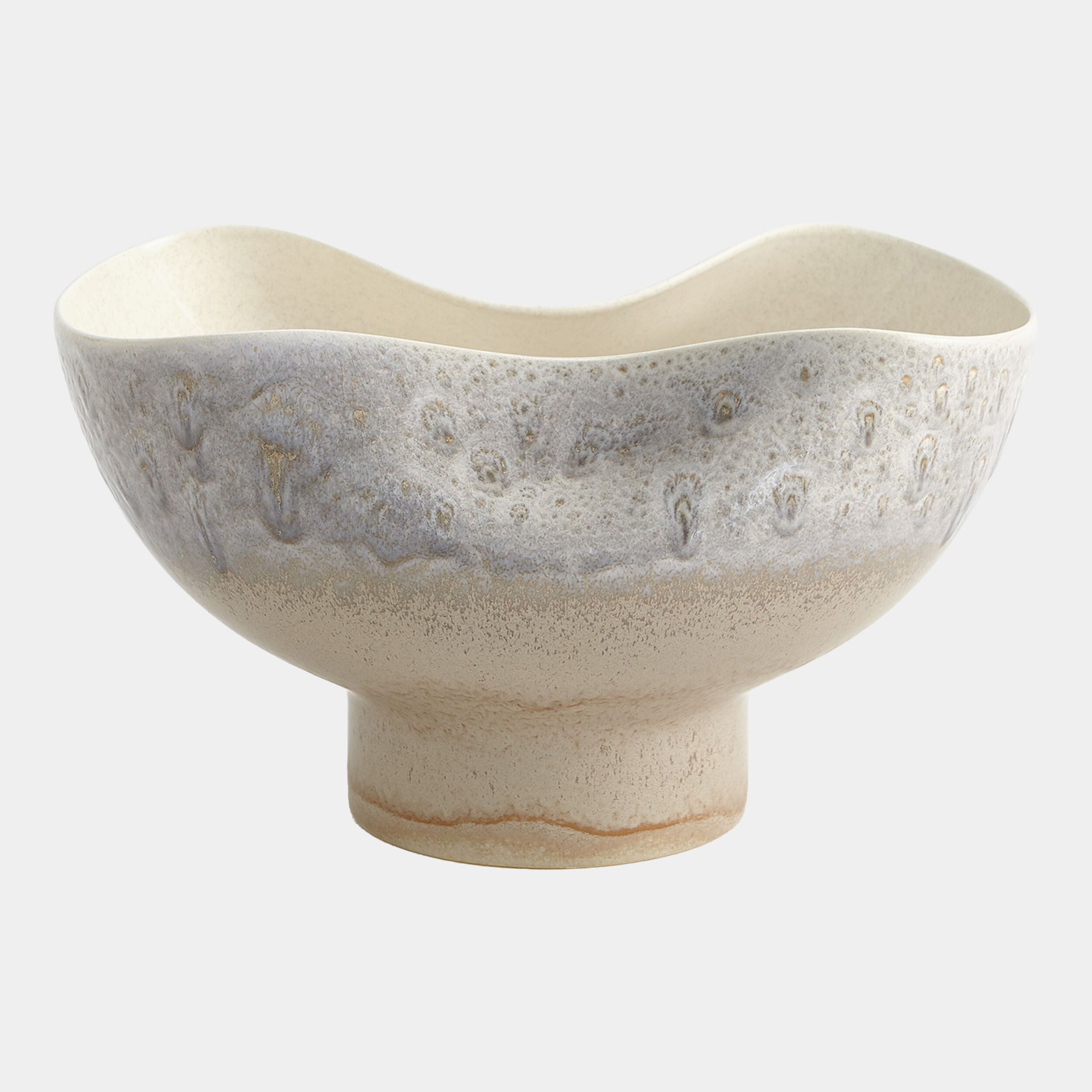 Dented Bowl-Cream Rises