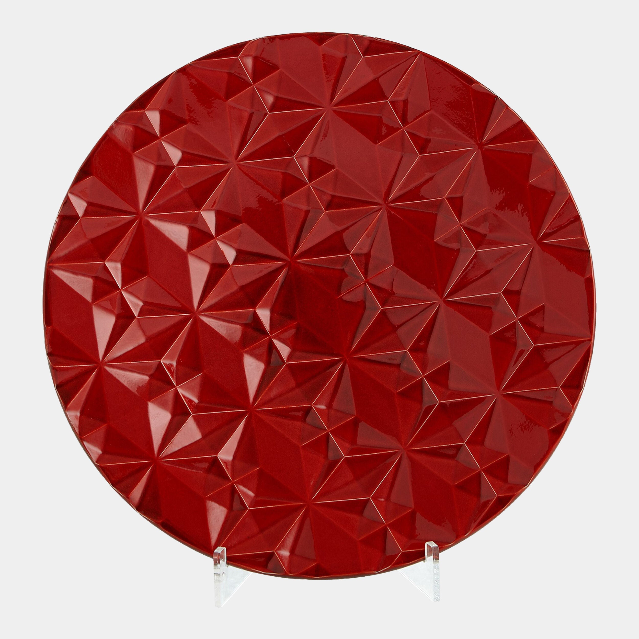Geometric Charger-Red