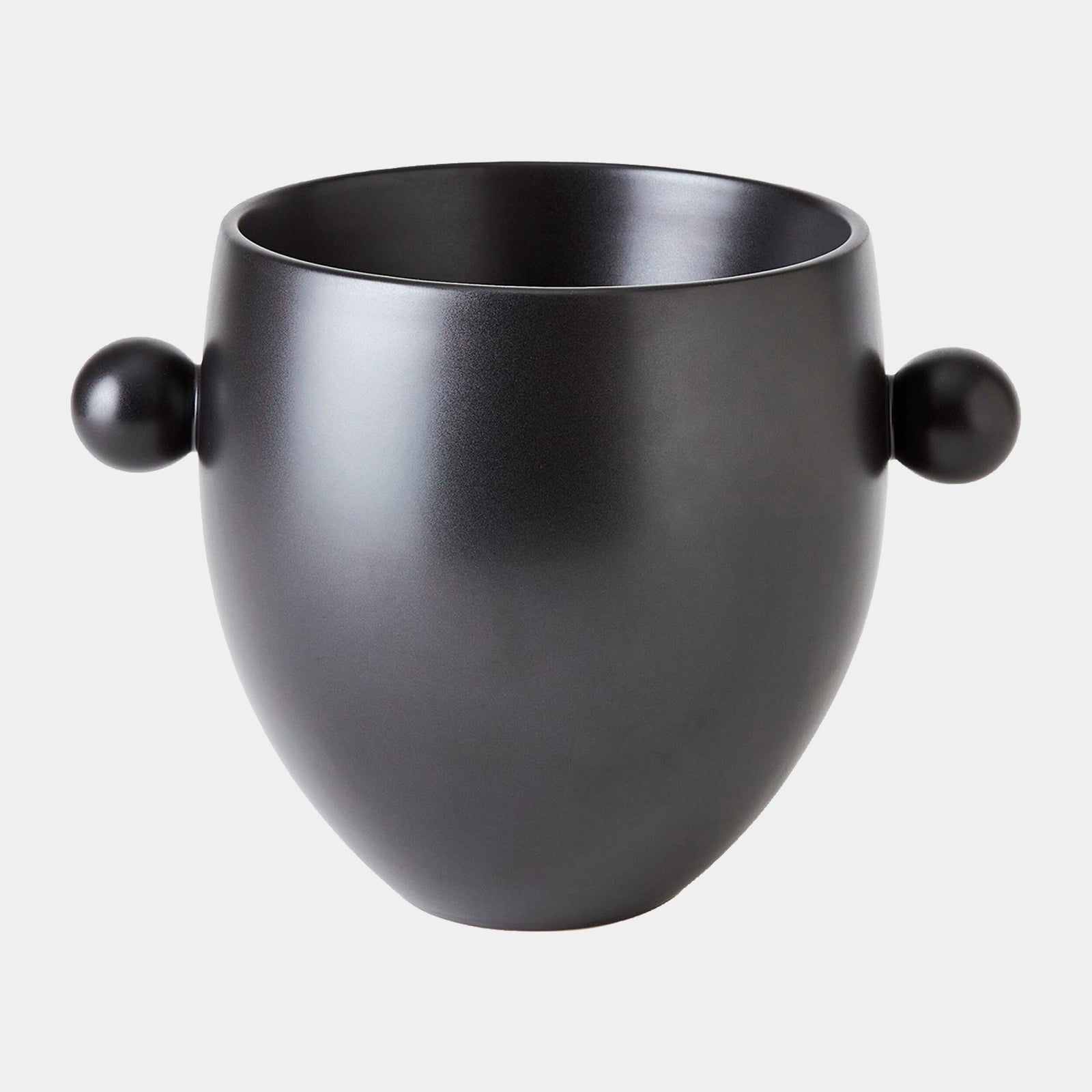 Ball Handled Ice Bucket-Black