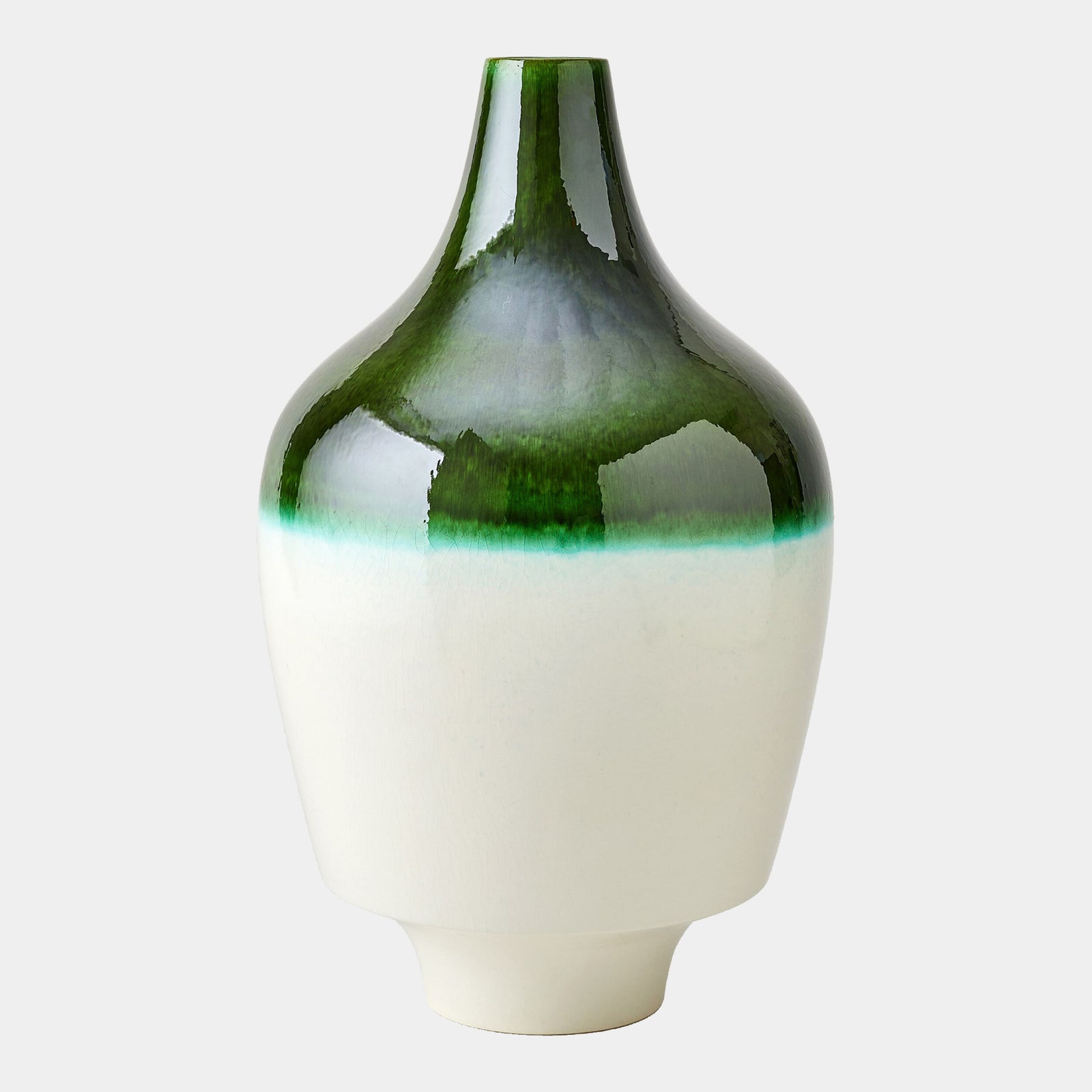 Acorn Vase-Emerald