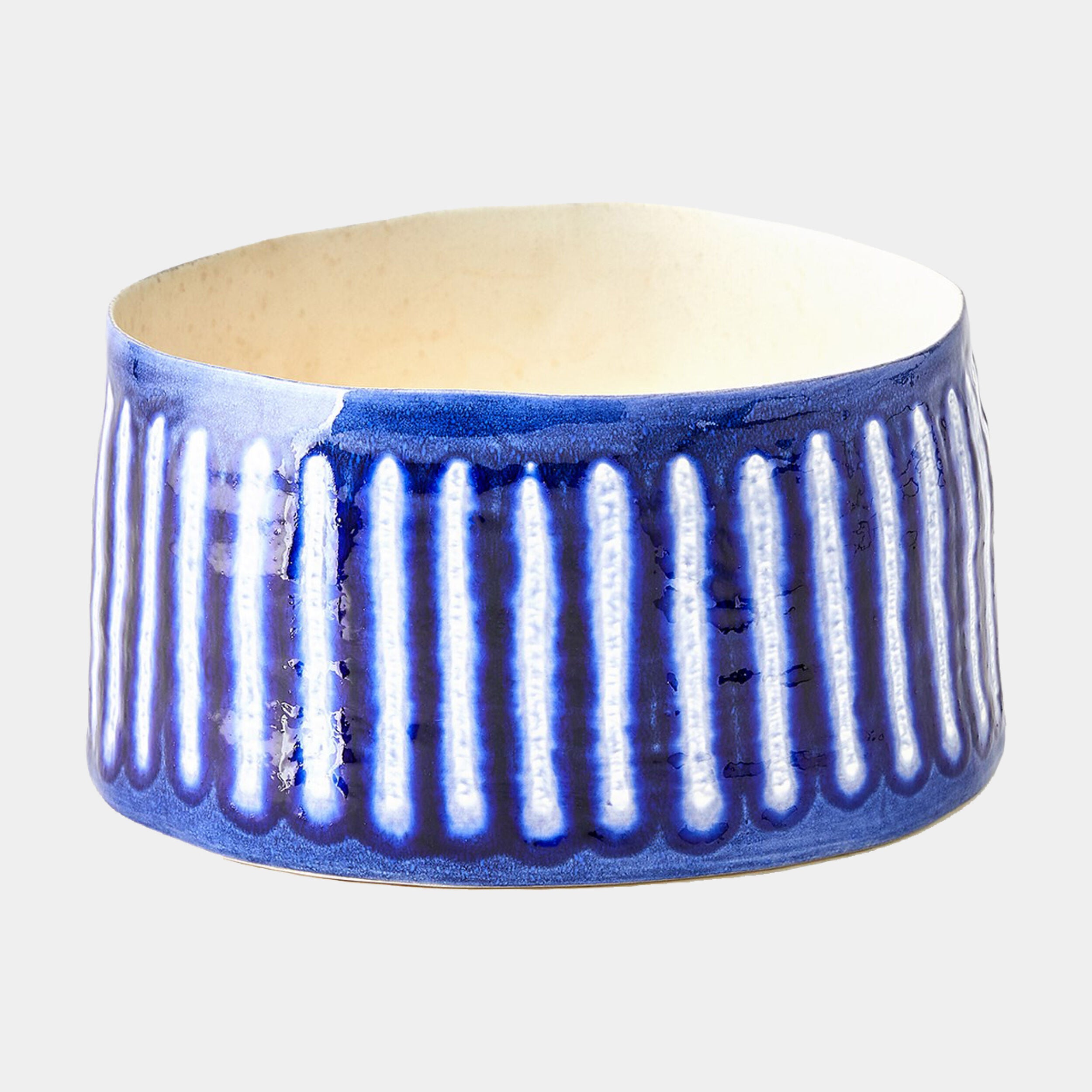 Listrado Organic Pot-Cobalt