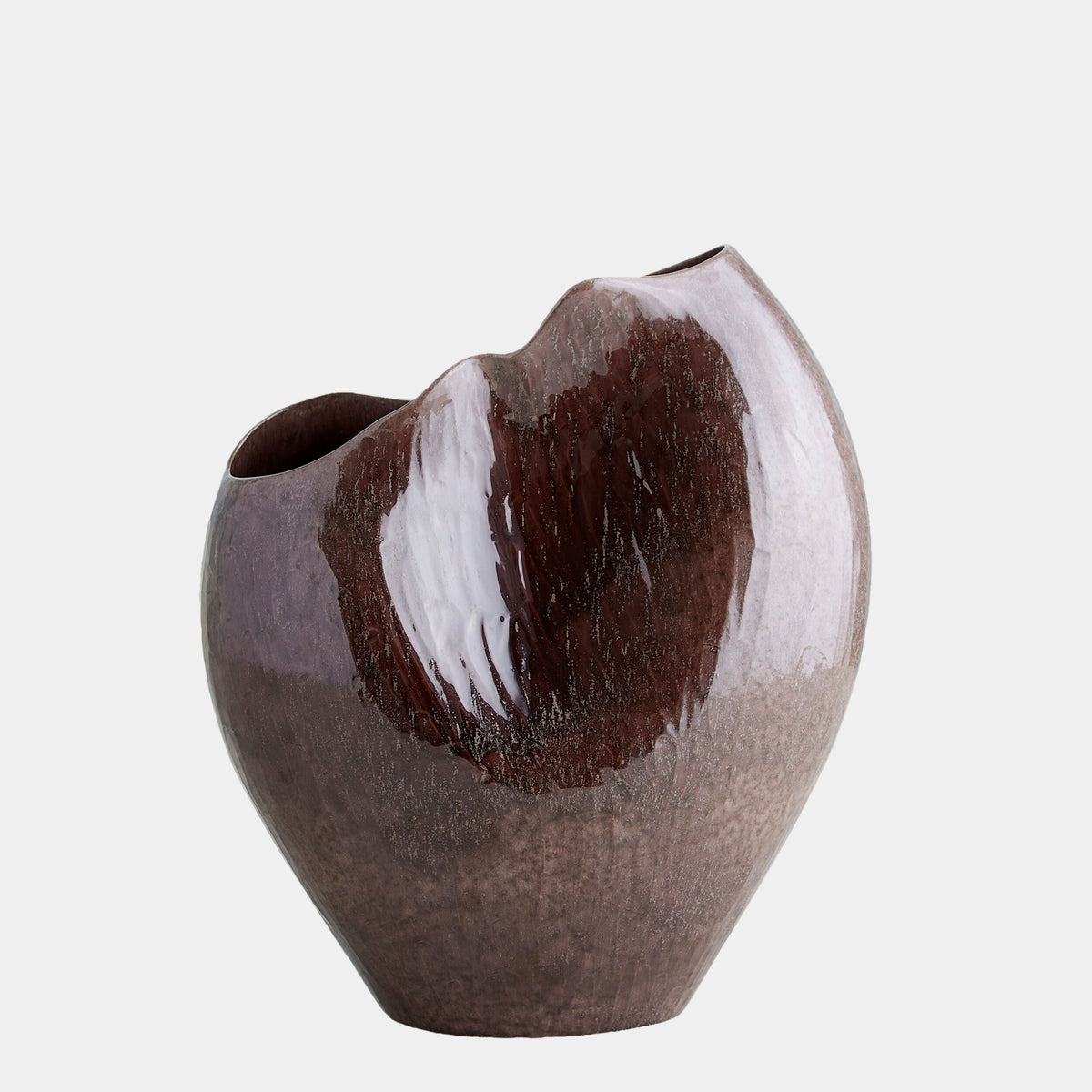 Heimdall Horn Vase-Reactive Amethyst-Wide