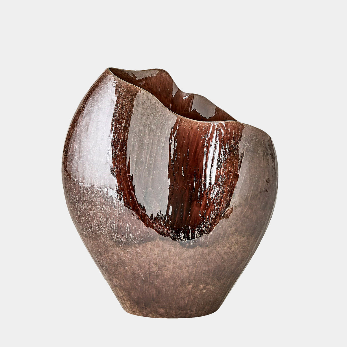 Heimdall Horn Vase-Reactive Amethyst-Wide