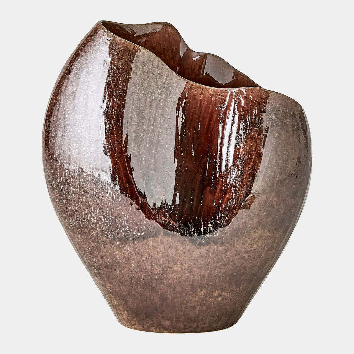 Heimdall Horn Vase-Reactive Amethyst-Wide