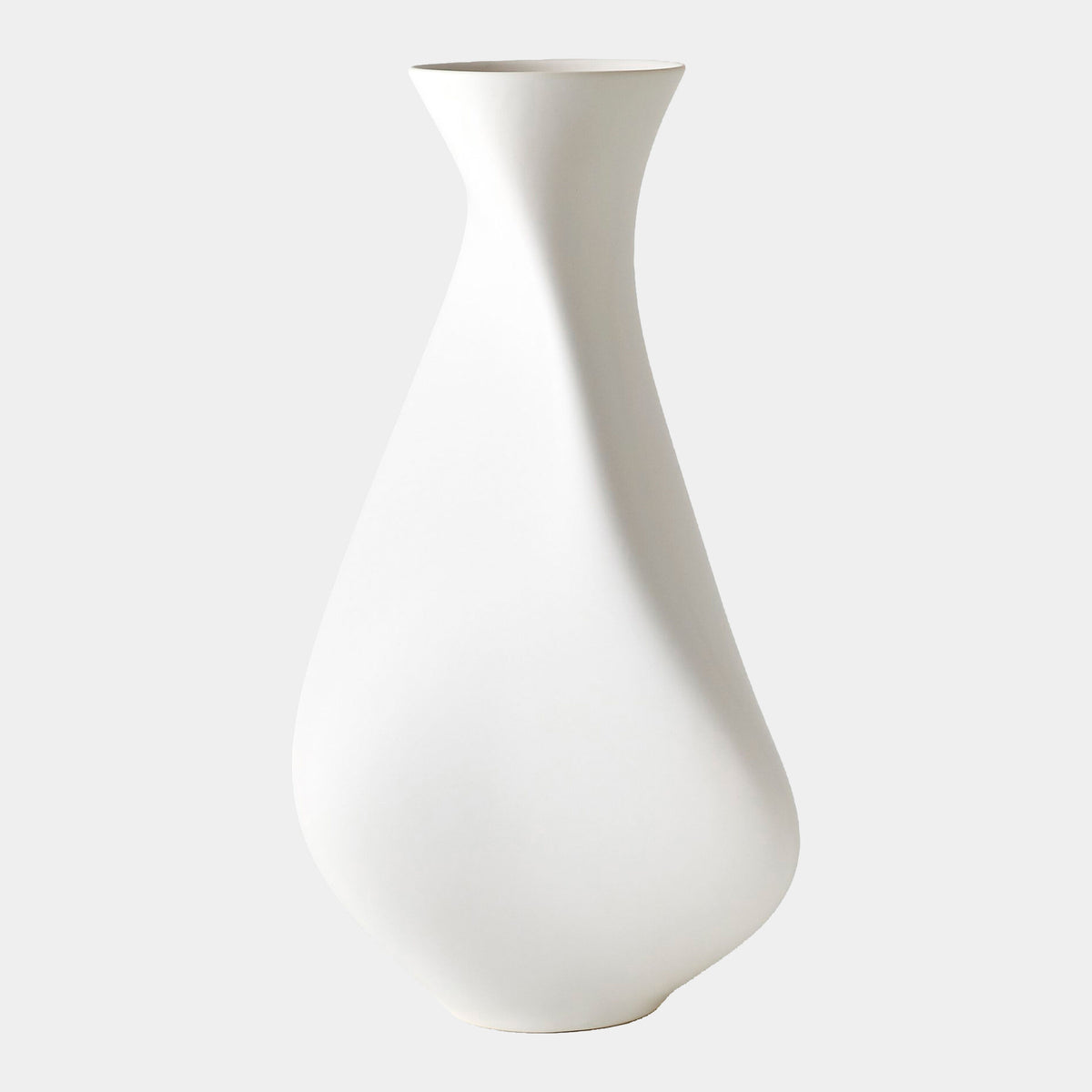 Serenity Vase-Matte White