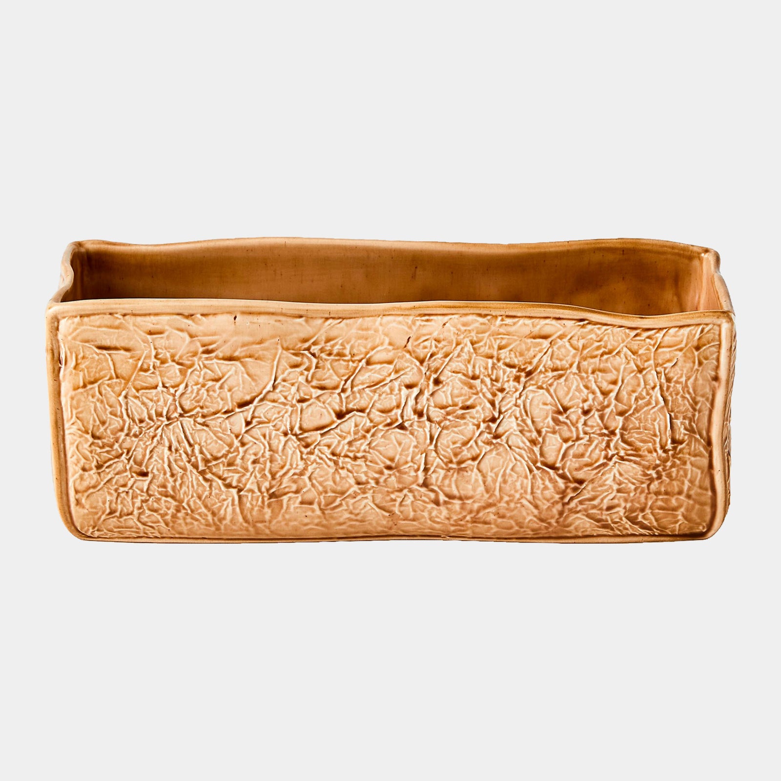 Samira Crinkle Craft Bowl-Camel