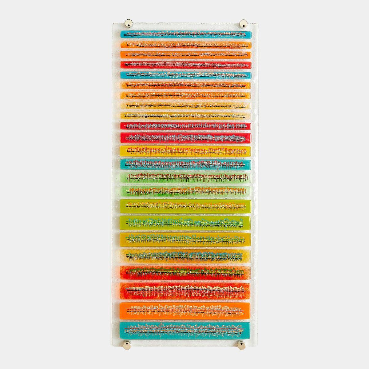 Sticks Fused Glass Wall Art-Center