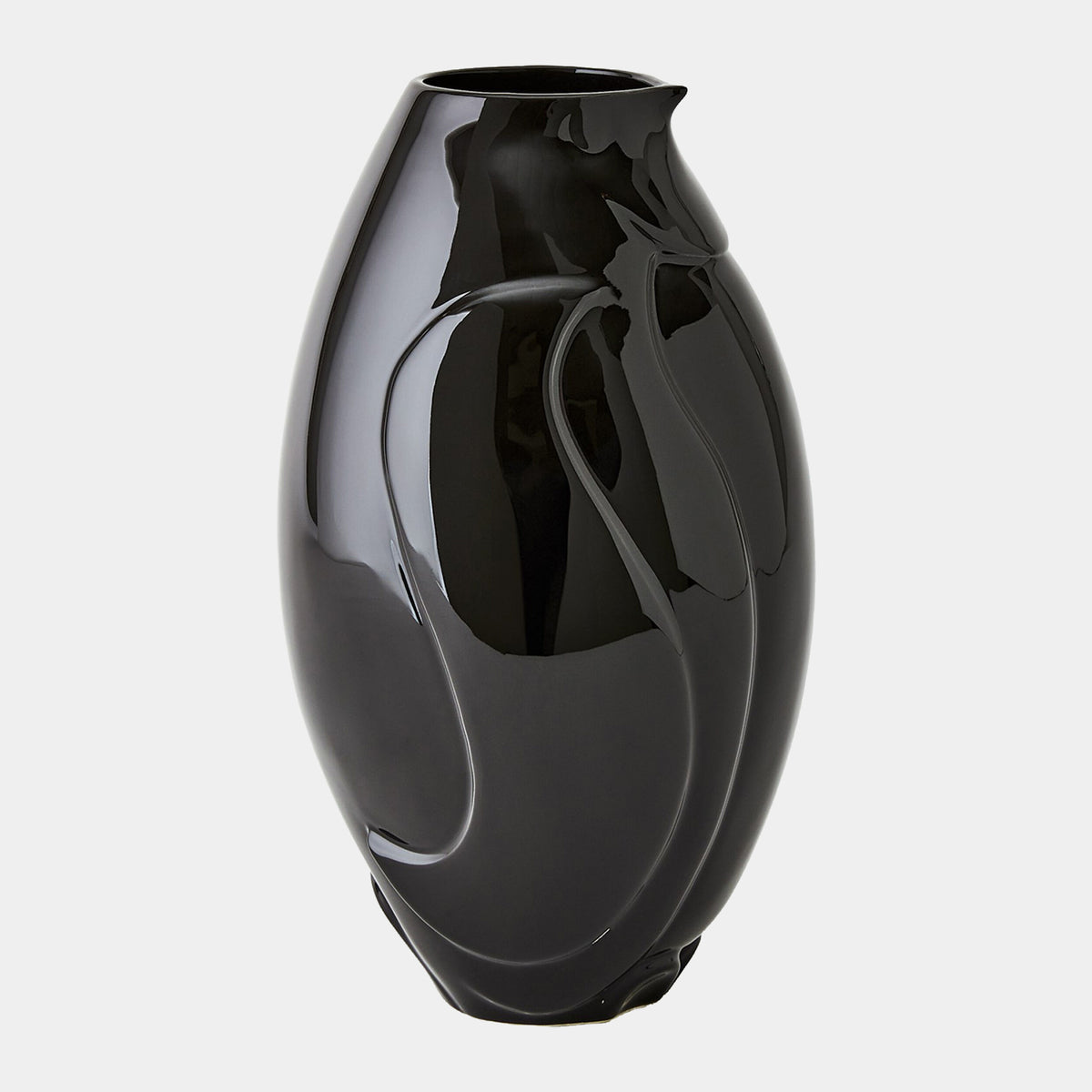 Penguin Vase-Black-Wide