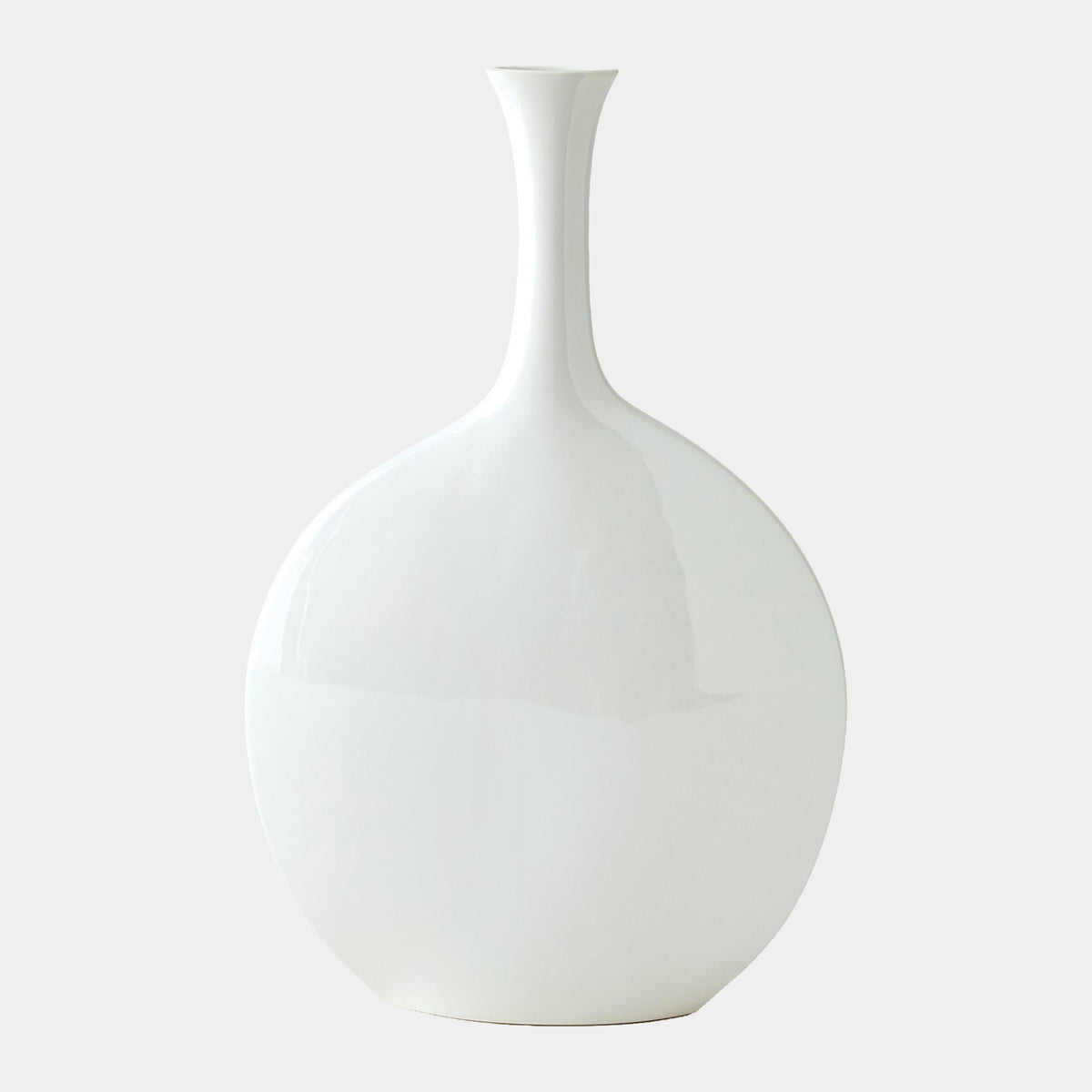 Silhouette Vase-White-Round