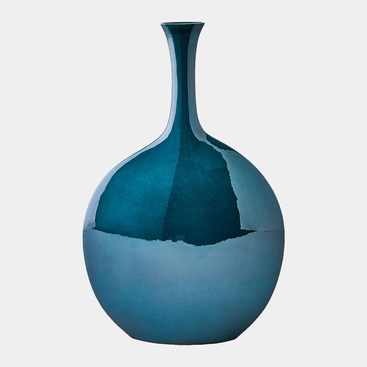 Silhouette Vase-Reactive Blue-Round