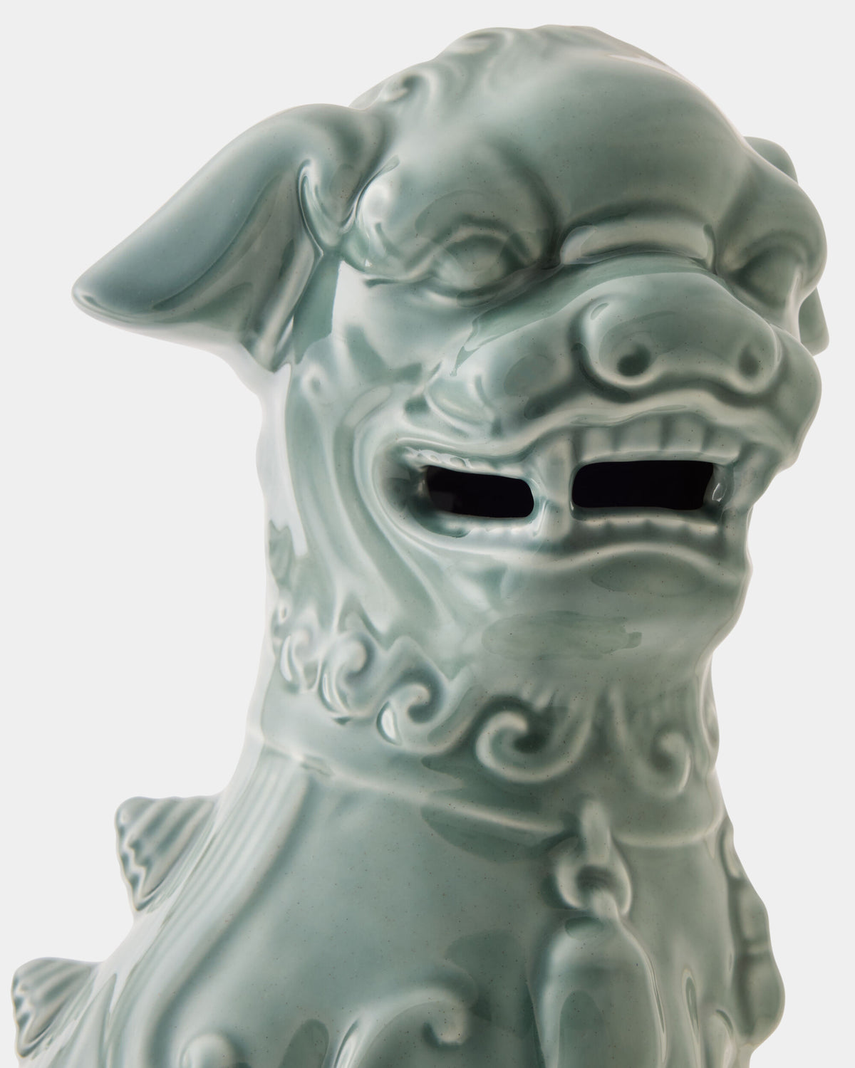 Foo Dog-Left-Blue
