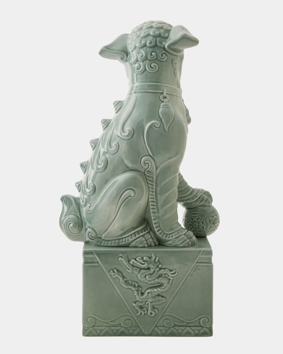 Foo Dog-Right-Blue